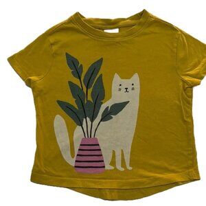 Hanna Andersson Yellow Cat Tee